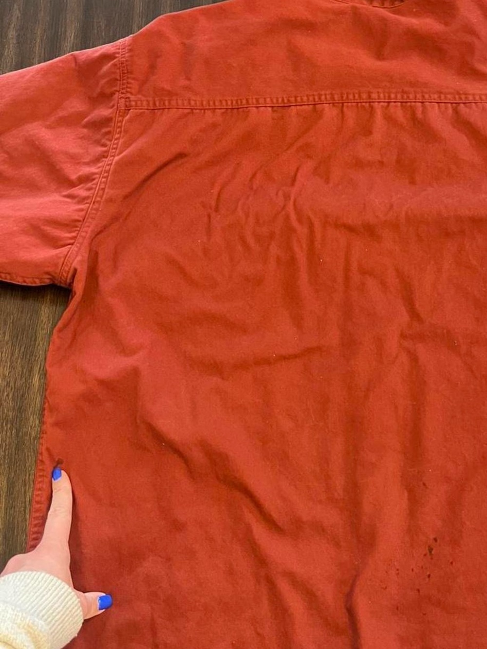 RedHead Red Button-Up Shacket - Picture 8 of 8